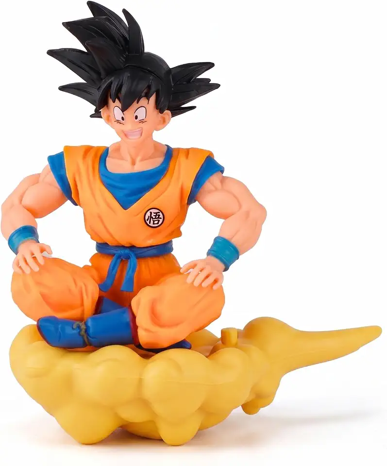 Offo Goku Flying Nimbus Cloud Action Figure – Dragon Ball Z PVC Anime Collectible for Car Dashboard, Office Desk & Home Dé...