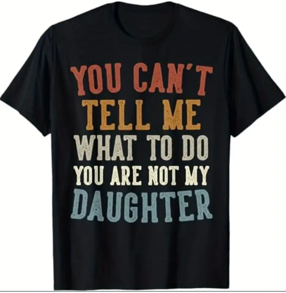 Funny Father's Day Dad Gifts from Daughter Daddy T-Shirt Black