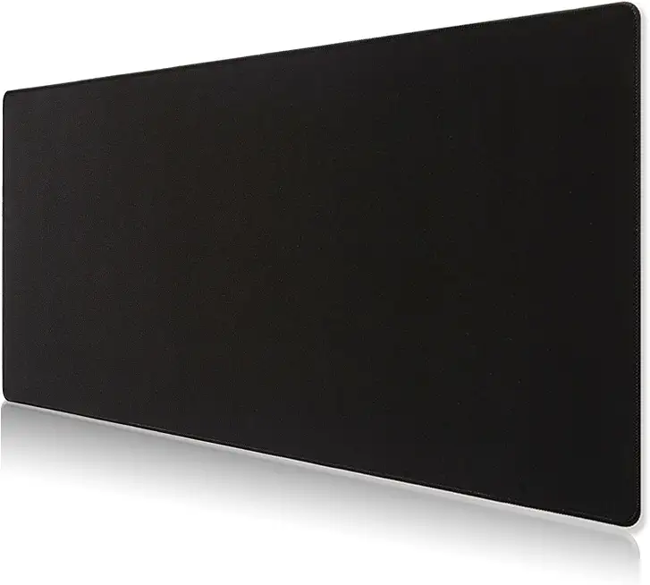 Black Gaming Mouse Pad XL 27.56” x 11.81”, Black Desk Pad, Pad for Keyboard and Mouse, Computer Desk Pad, Spill-Proof Surface and Anti-Skid Base 70 x 30cm