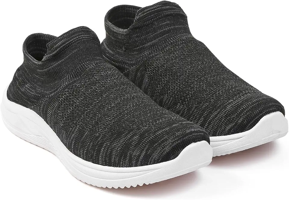 XENIX Light Weight Breathable Knitted Men Socks/Slip-on Sports Shoes for Jogging, Cycling, Training, Athletics - Premium E...