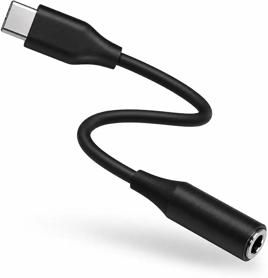 Type C to 3.5mm Audio Jack Connector with DAC Headphone Converter Adapter Compatible with iPhone 15 Pro Max/15Pro/15Plus Series/Galaxy/OnePlus/Google/Nothing & Other Type C Phones, Warranty
